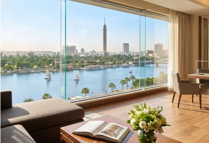 Nile views from Giza Downtown